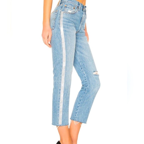 Levi's Denim - Levi's 501 Crop Jean in Diamond